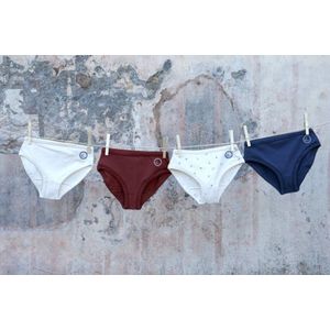 Tanktop + slipje - Biologisch katoen - Meisjes - Ecru - 10-12 jaar