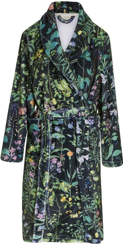 Essenza - Steff - Badjas - Antraciet - 100% Polyester - Tot boven de knie