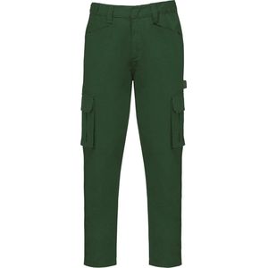 Broek Heren XXL WK. Designed To Work Forest Green 65% Katoen, 33% Polyester, 2% Elasthan