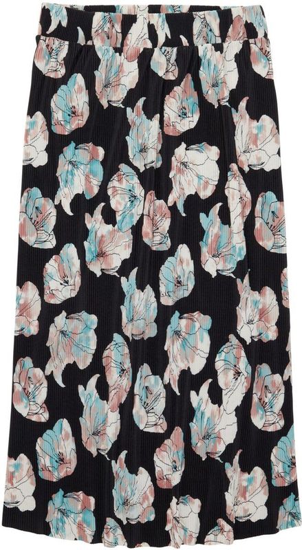 TOM TAILOR Plissé rok voor dames met patroon, 32413 - Tie Dye Flower Design, 40