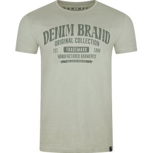DENIMFY Heren T-Shirt DFNuri regular fit Zwart M Ronde Hals Volwassenen