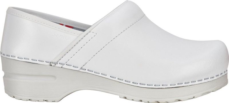 Sanita - Professional - Klompen - Wit - Handgemaakt Origineel Product voor Dames