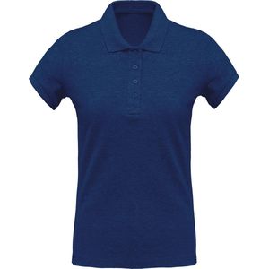 Kariban Dames/dames Organic Pique Polo Shirt (Oceaan Blauwe Heide)