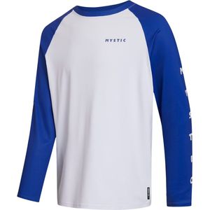 Mystic Bolt L/S Quickdry - 240157 - White / Blue - XXL