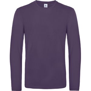 B&C #E190 Men's T-shirt long sleeve CGTU07T - Urban Purple - L