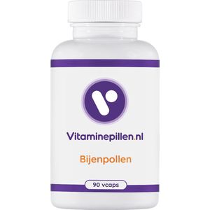 Vitaminepillen.nl | Bijenpollen | Vcaps | 90 stuks | Gratis verzending | Supplement vermindert hooikoorts/allergie klachten | Voedt en beschermt de huid, haar en nagels en werkt reinigend voor het lichaam.
