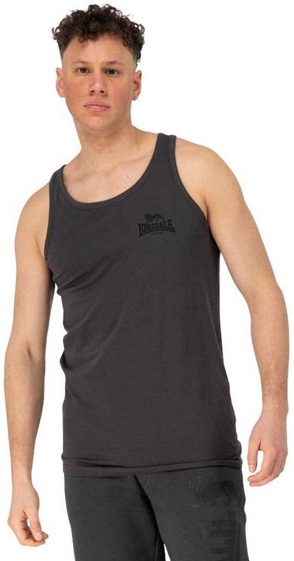 LONSDALE Shirt 'Dolton'  antraciet / zwart