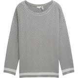 TOM TAILOR - 36571 - Gebreide Trui - Antraciet - Plussize