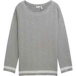 TOM TAILOR - 36571 - Gebreide Trui - Antraciet - Plussize