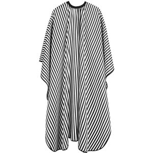 Thuys – Kappersmantel – Kappersset – Kapmantel – Unisex – Volledige Lengte – Gestreept – 23x19x2 cm