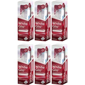 White Glo Extra Strength Whitening Toothpaste Professional Choice -- Extra Sterke Whitening Tandpasta (100ml) - Pack of 6