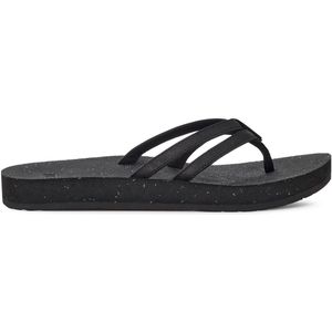 Teva - ReFlip Strappy Leather - Teenslippers - Zwart