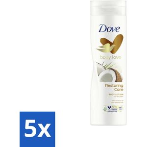 Dove - Nourishing Secrets - Bodylotion - 400 ml - Hydraterende Scrub - Kokos & Amandel
