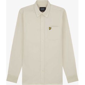 Lyle & Scott Plain Flannel Shirt - Zand - S