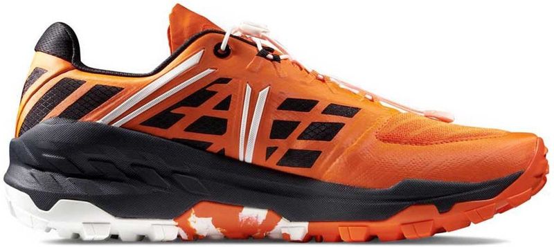 Mammut - Sertig Low - Trailschoenen - Zwart - GORE-TEX, Ademend Mesh, Veerkrachtige Tussenzool