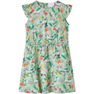 vidaXL - Kinderjurk - 92 - lichtkakikleurig