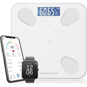 Digitale Personenweegschaal met Lichaamsanalyse - Slimme Weegschaal voor Gezondheid en Welzijn