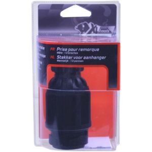 XLPT plastic plug trailer. 7 pins. Mannelijk