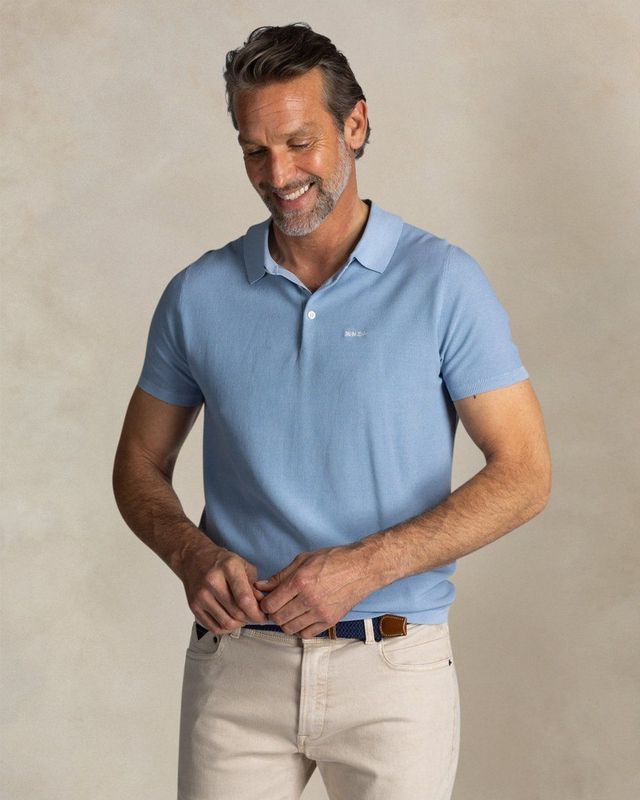 NZA New Zealand - 25FN183 - Korte Mouw Poloshirt - Blauw