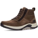 Gabor - Rollingsoft - Sneakers - Donkerbruin - Vetersluiting - Sleehak