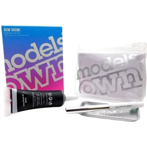 Models Own Now Brow! - 05 Deep Brown - Eyebrow Tint Kit - Wenkbrauwkit - Waterproof - 9,6 ml