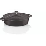 Braadpan, Gietijzer, Laag, Zwart, 28 cm - Kela | Calido