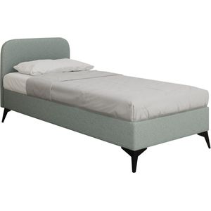 Tweepersoonsbedden Mavilo / Eenpersoonsbedden 90 x 200 cm met opbergruimte, lattenbodem en Bonelmatras H3 (18 cm hoog)