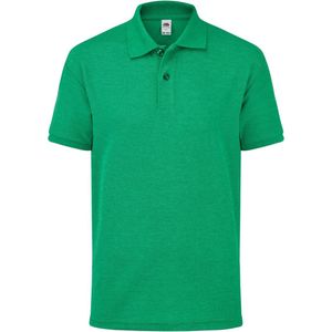 Fruit of the Loom Kinderen/Kinderen Unisex 65/35 Pique Polo Shirt (Heathe Groen)