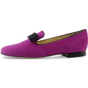 Werner Kern Aoi Loafers voor Dames – Ballerina Schoenen – Fuchsia Suède – Klassieke Instappers - Paars/Roze - Werner Kern Ballerinas - Fuchsia - 40
