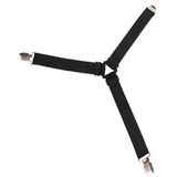 Heble - Lakenspanner - Zwart - 4 Stuks - Hoeslaken Klemmen