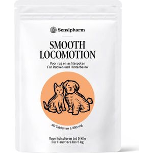 Sensipharm Smooth Locomotion voor Kat, Hondje, Cavia, Konijn - Voedingssupplement voor Spieren Rug & Achterpootjes - 90 Tabletten à 250 mg