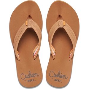 Reef Cushion Breezetan/Smoothie Dames Slippers - Cognac - Maat 38,5