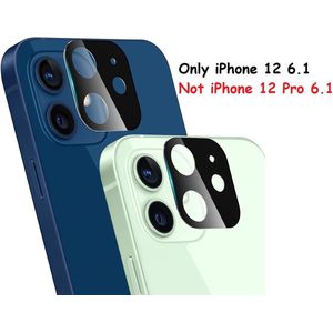 BixB iPhone 12 Camera Lens Protector / Screenprotector - Zwart