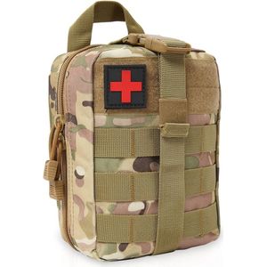 Tactische Medische Kit, Outdoor Medische Tas, EHBO-Kit Militair, Nylon Tactische Eerste Hulp Kit voor Outdoor, Noodtas, Eerste Hulp Zak, Cp Camouflage
