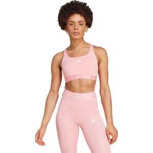 adidas Performance TECHFIT Medium-Support Beha - Dames - Roze- 2XS C-D