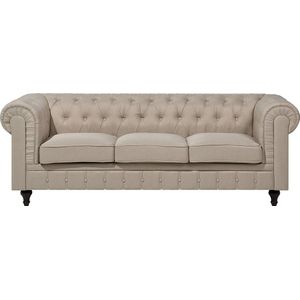 CHESTERFIELD - Woonkamerset - Beige - Polyester