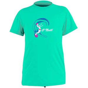 O´neill Wetsuits O´zone Uv-werend T-shirt Met Korte Mouwen Voor Kinderen Groen 12 Months Jongens