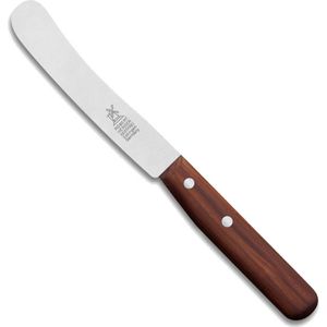 Robert Herder Ontbijtmes - Buckels - RVS - Lemmet 118 mm - Heft Pruimenhout