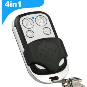Universele Garage Deur Opener afstandsbediening - Handzender - remote control 433 MHz - 100 Meter Bereik - 4 Apparaten - kopiëren - Duplicator