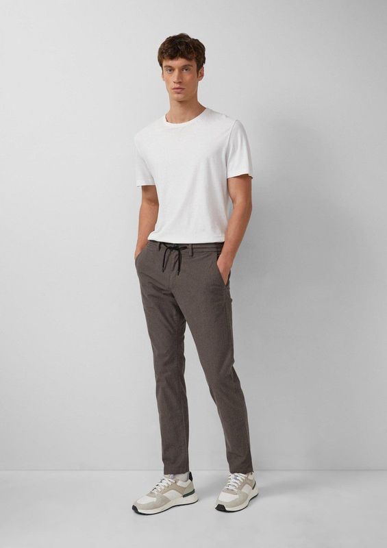 s.Oliver - Chino - Bruin - Regular Fit - Enkellang