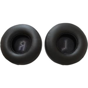 Allecto Plus - Hoofdtelefoon Oorkussens van Proteïneleer voor Comfort en Geluidsisolatie, Zwart
