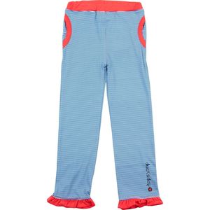 Ducksday UV zwemlegging meisjes - lange broek - UPF50+ - Blue stripe - 2 jaar