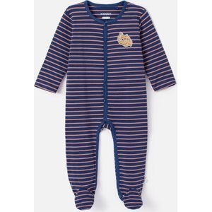 Woody pyjama jongens - mammoet - streep - 232-10-RBZ-Z/915 - maat 68