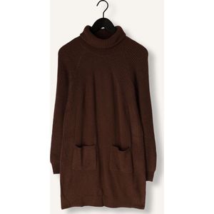 Liu Jo Ecs Abito Maglia Dames - Jurk - Bruin - Maat XS