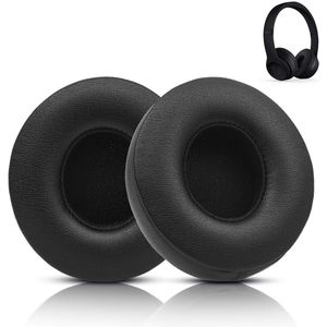 Solo 2&3 Ear Pads Replacement, Solo 3.0 Memory Foam Ear Cushion Cover Compatible with Beats Solo 2/3 Wireless on Ear Headphones ONLY