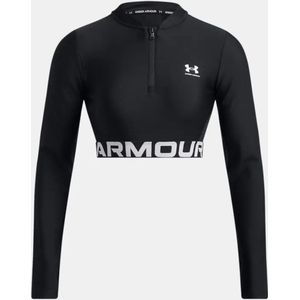 Heatgear Rib 1 4 Zip Ls-Blk Size : MD