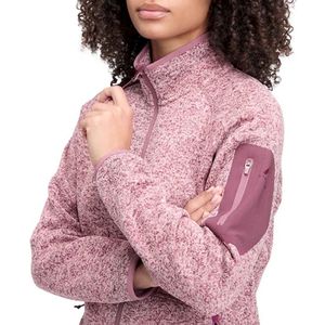 MCKINLEY - skeena wms - Midlayer dames - Donkerrood