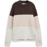 Tom Tailor Denim Gebreide trui met colour blocking