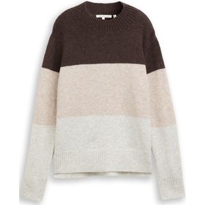 Tom Tailor Denim Gebreide trui met colour blocking