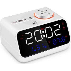 Equivera - Wekkerradio - Klokradio - DAB - Met Dubbele Alarmfunctie